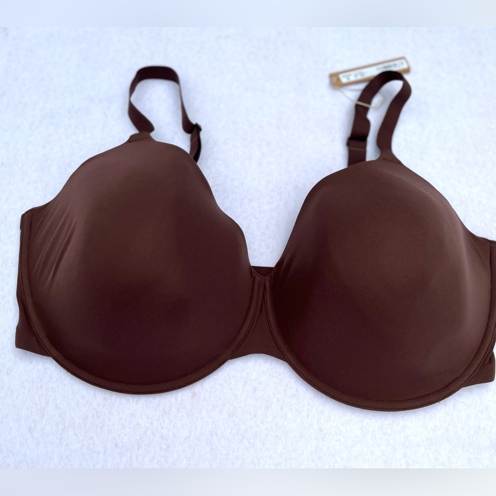 NWT Skims Fits Everybody T-shirt Bra BR-UWR-2294 Cocoa 42DDDD